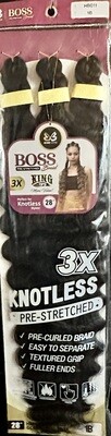 Boss Braid Ocean Wave 3x 28&quot; -Color: 1B