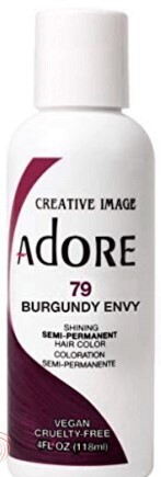 Adore Semi Permanent Hair Color: Burgundy Envy 79