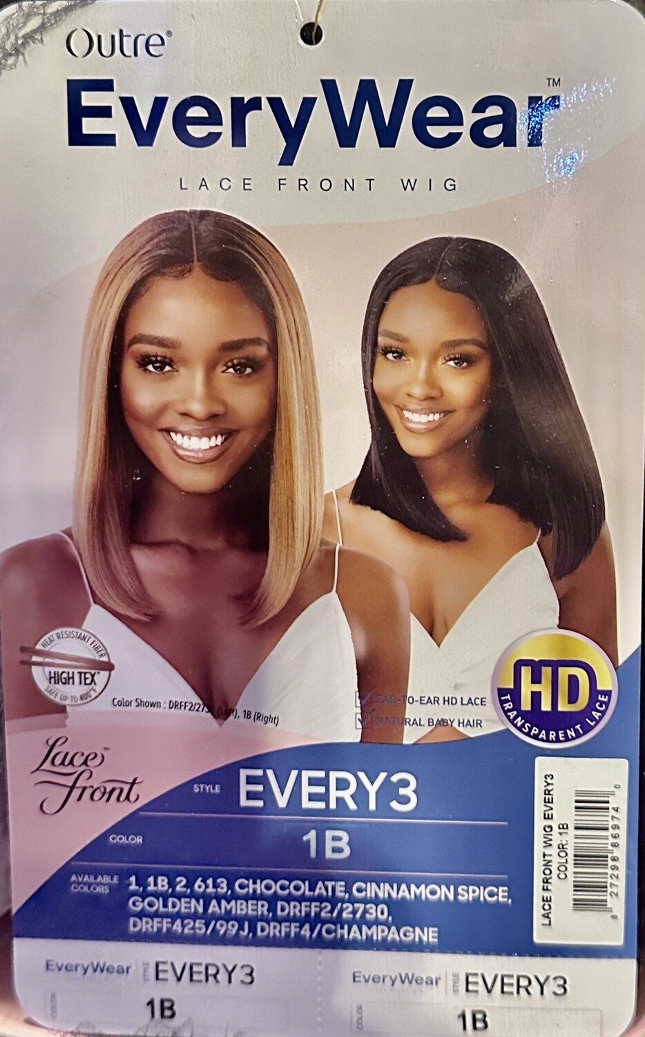 Outre EveryWear Lace Front Wig Every3 Color:1B