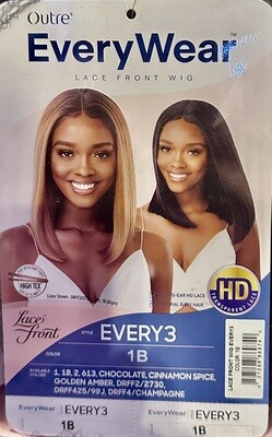 Outre EveryWear Lace Front Wig Every3 Color:1B