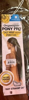 Organique Pony Pro Yaky Straight 24&quot; Color:1B