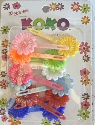 Barrettes Daisy Multi Color -249