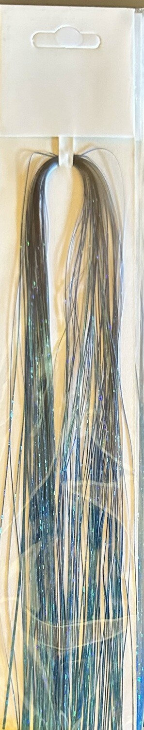 Hair Tinsel-Shimmering Sky Blue---1224