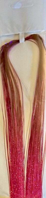 Hair Tinsel-Shimmering Grape