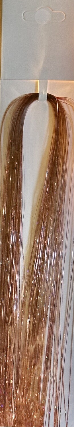 Hair Tinsel-Shimmering Pink---1220