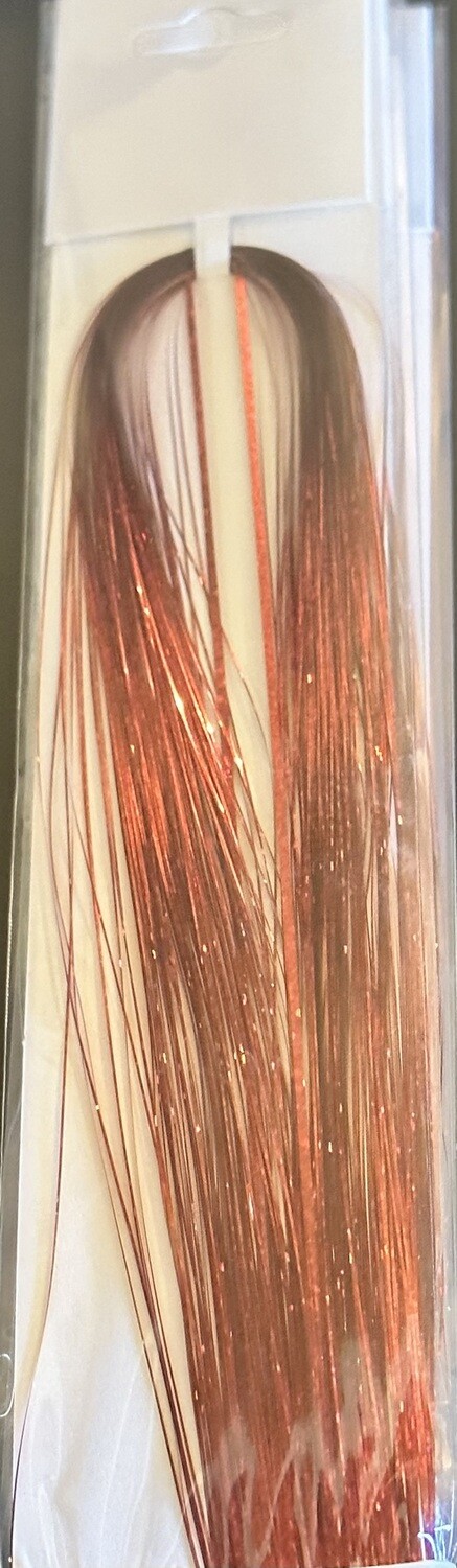 Hair Tinsel-Shimmering Red---1223