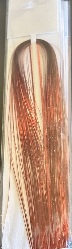 Hair Tinsel-Shimmering Red