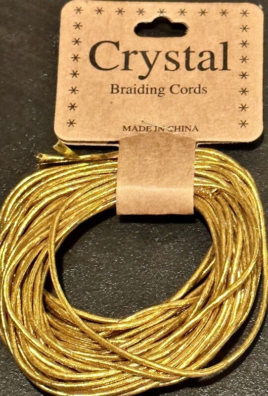 Braid Charm-Braidng Cords-Gold-1235