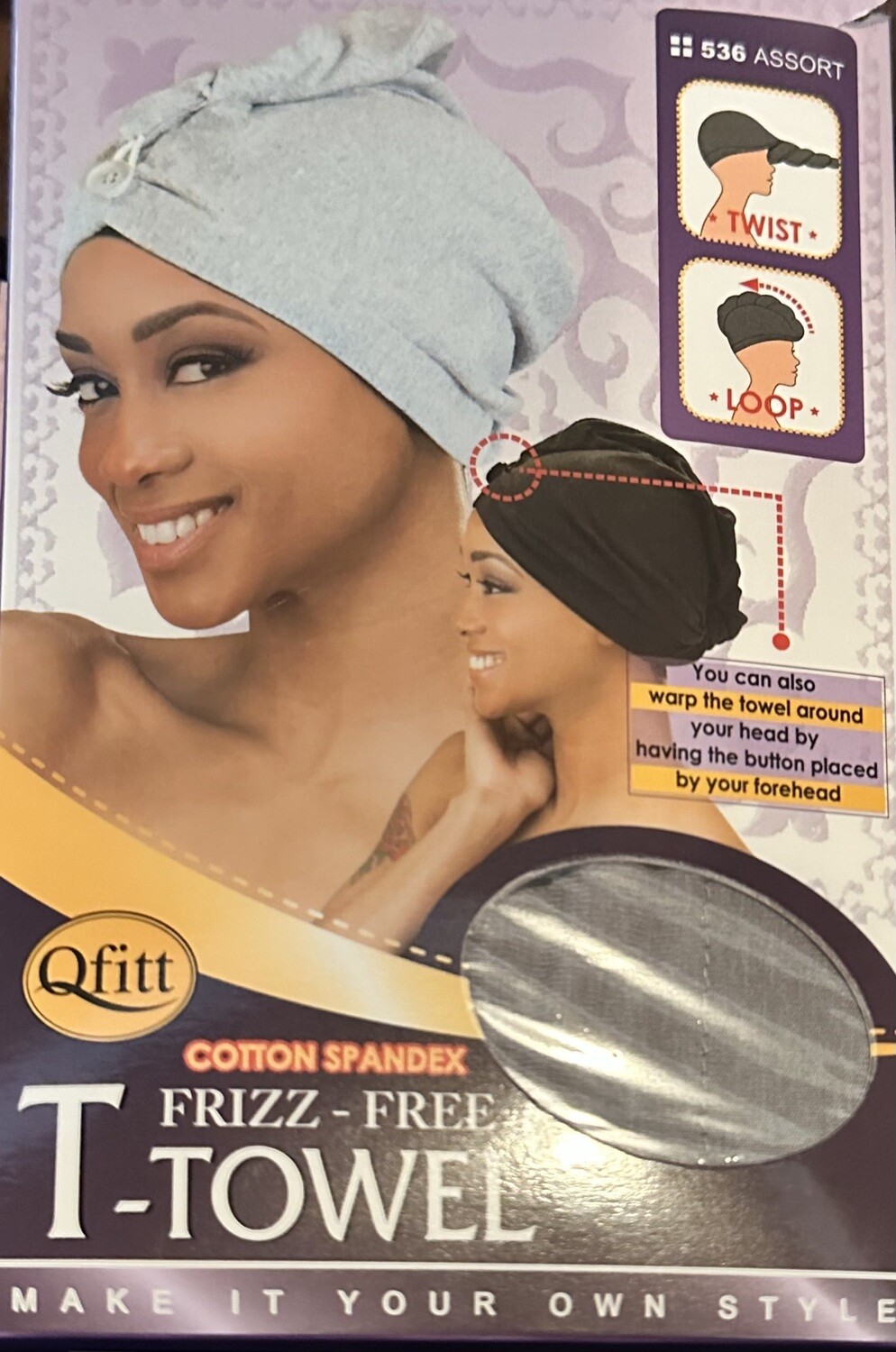 Qfitt T-Towel-Grey