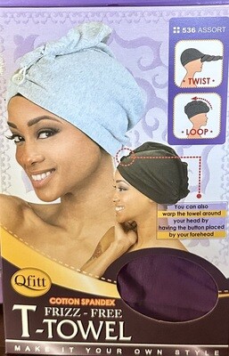 Qfitt T-Towel-Purple