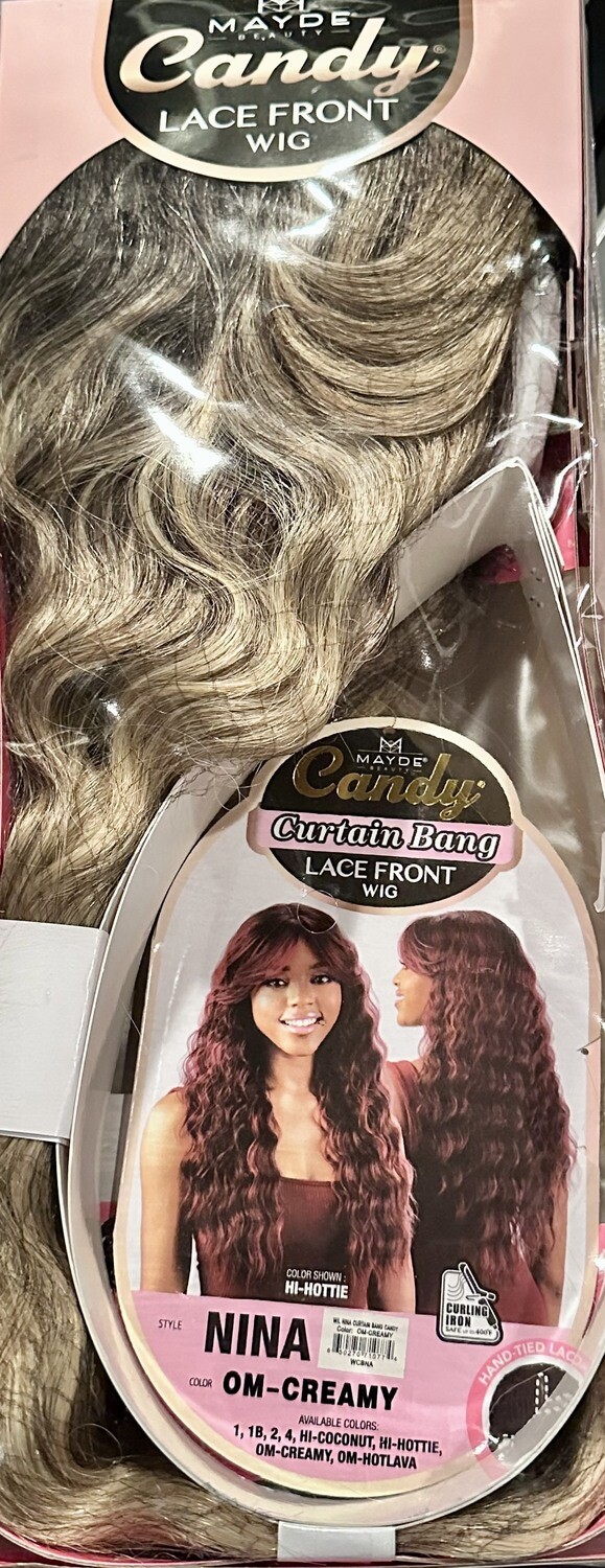 Mayde Candy Hd Lace Front Style Nina-Color:OM-Creamy