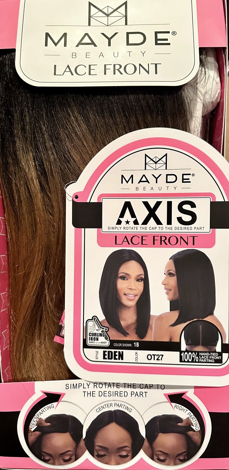 Mayde Beauty Axis Lace Front  Style-Eden Color:OT27