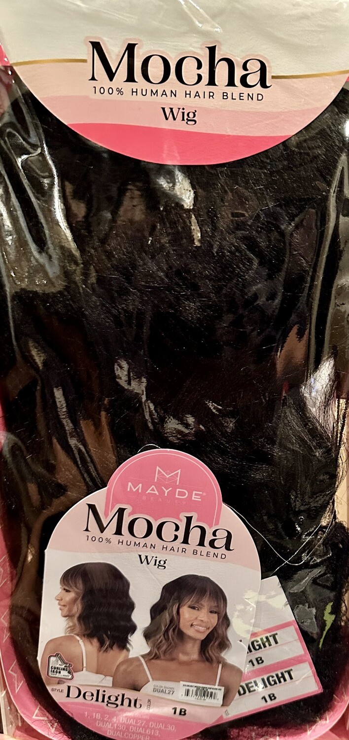 Mayde Beauty Mocha Wig Style-Delight Color:1B