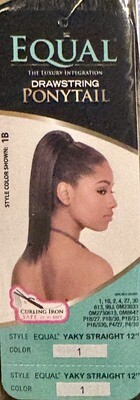 Shake N Go Equal Yaky Straight 12&quot;  Color: 1