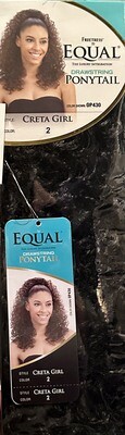 Freetress Equal Drawstring Ponytail - Creta Girl Color: 2