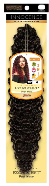 Spetra EZ Crochet Deep Wave 18” Color: 4