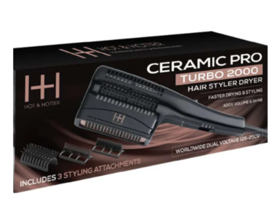 Hot &amp; Hotter Ceramic Pro Turbo Hair Dryer