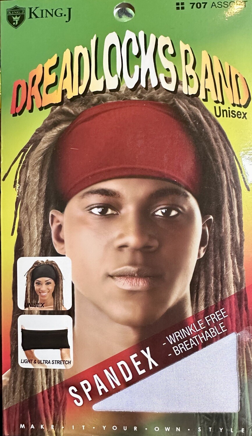 DreadLocks Spandex Band- White