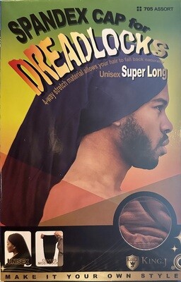 DreadLocks Spandex Cap Super Long-Navy Blue