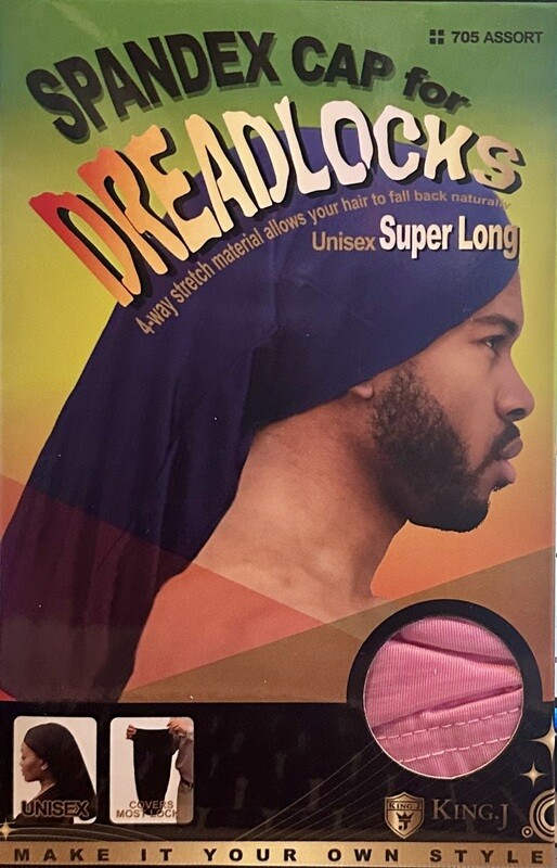 DreadLocks Spandex Cap Super Long-Pink