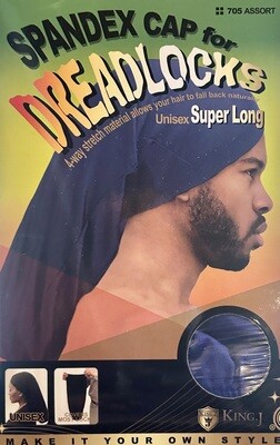 DreadLocks Spandex Cap Super Long-Royal Blue