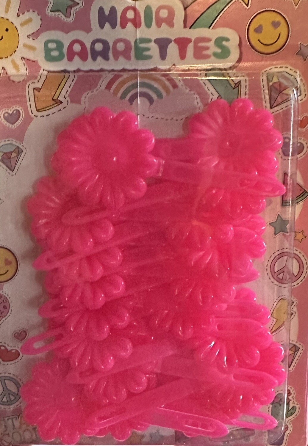 Barrettes- Daisy Hot Pink 1394