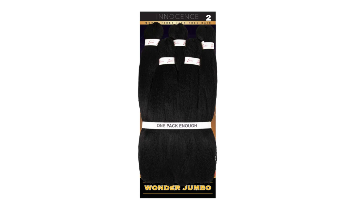 Wonder Jumbo 5X-COLOR:2( EZ BRAID WIT A KINK)