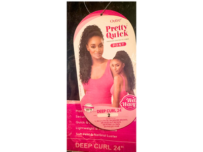 Outre Pretty Quick Pony-Deep Curl 24&quot;- Color:2