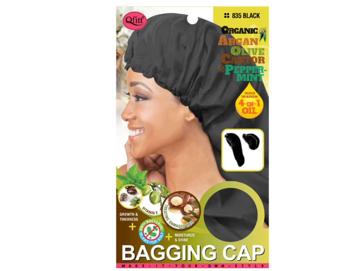 Qfitt Bagging Cap-Black