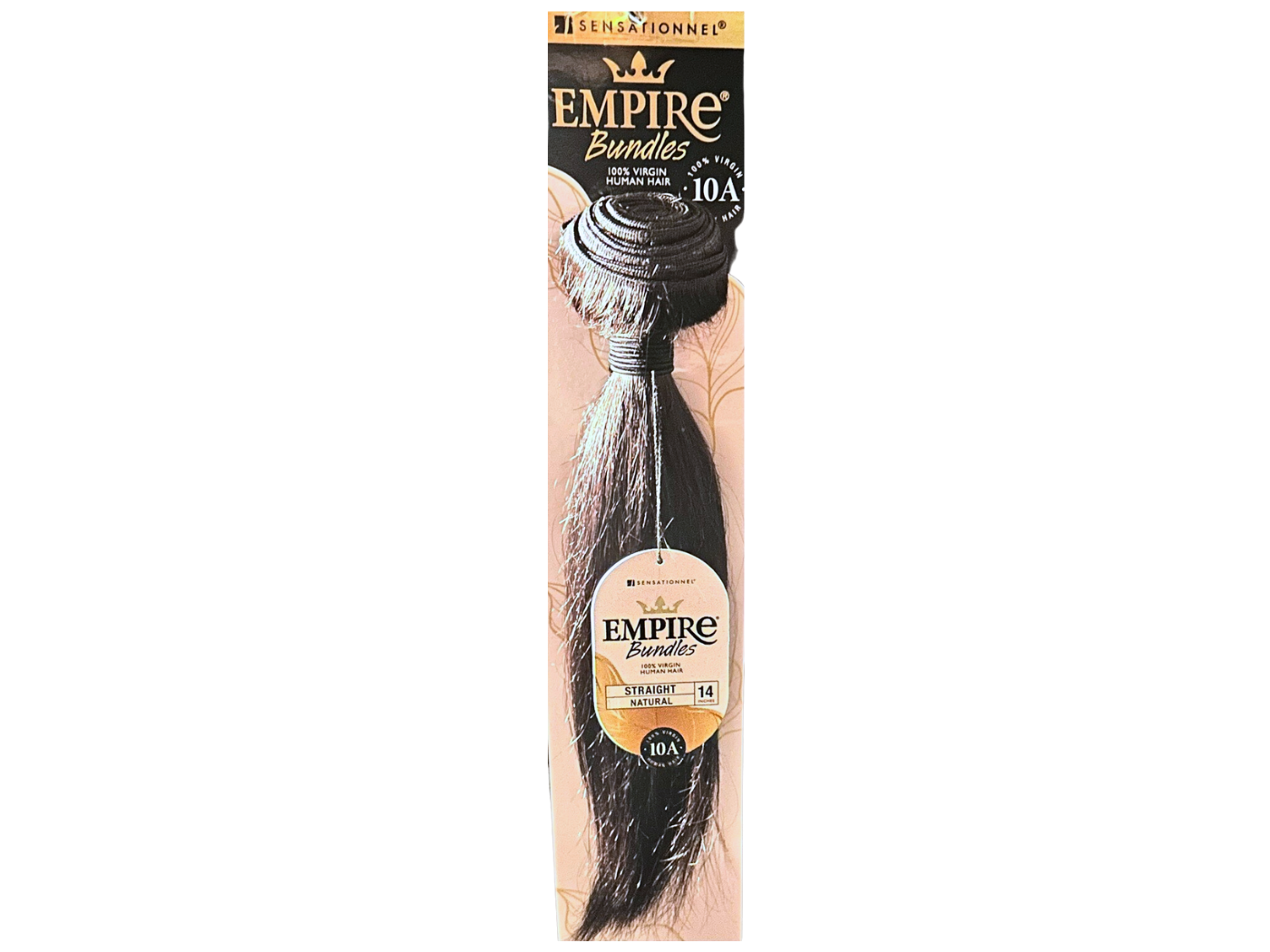 Empire Bundles 10a-Straight 14&quot; Color: Natural