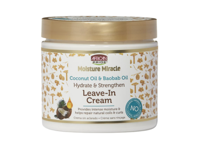 African Pride Moisture Miracle Hydrate &amp; Strengthen Leave-in Cream 15oz