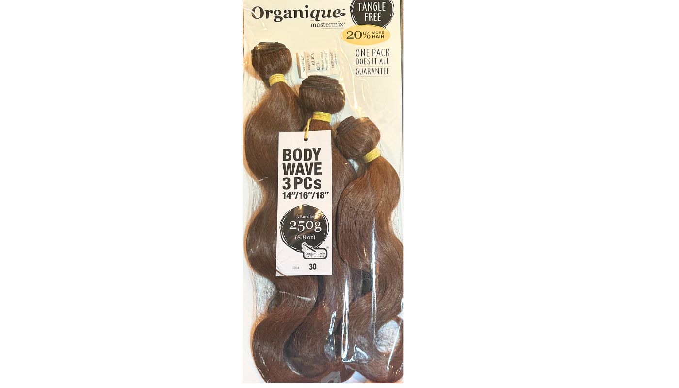Shake N Go Organique Mastermix 3Pcs Body Wave 14&quot;/16&quot;/18&quot; Color: 30