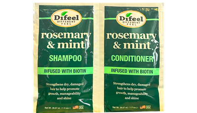 Difeel Shampoo &amp; Conditoner Packet 2oz-Rosemary &amp; Mint