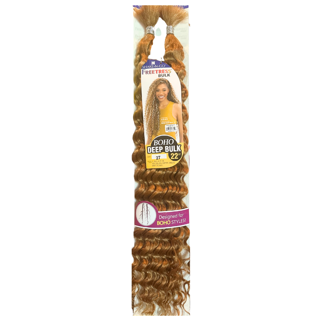Freetress Boho Deep Bulk 22&quot;-Color: 27