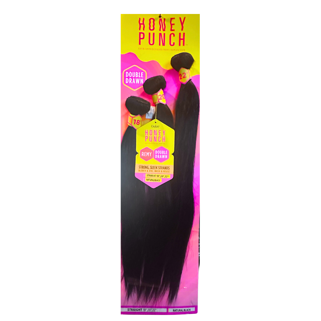 Outre Honey Punch Straight 18&quot; 20&quot; 22&quot;- Color Natural Black