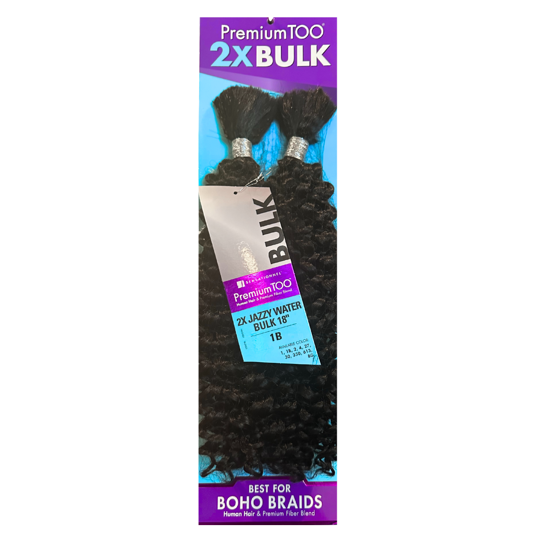 Sensationnel Premium Too 2x Jazzy Water Bulk 18&quot;-Color: 1B
