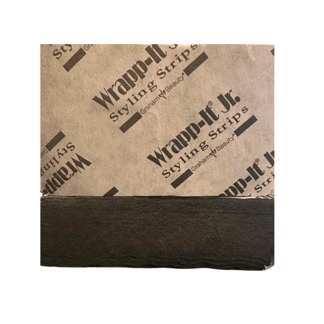 Wrapp-It Jr. Styling Strips Black 40ct