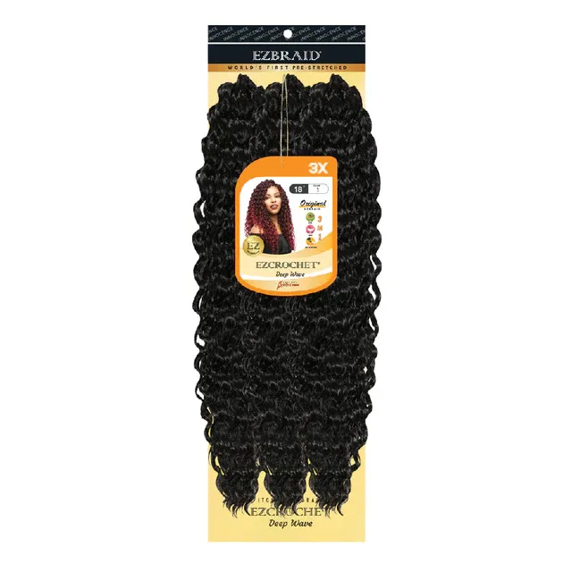 Spetra EZ Crochet Deep Wave 3x18” Color: 1