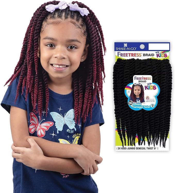Freetress Crochet Kids Senegal Twist 9” 3x Color: 2