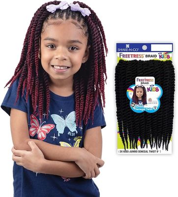 Freetress Crochet Kids Senegal Twist 9” 3x Color: 2
