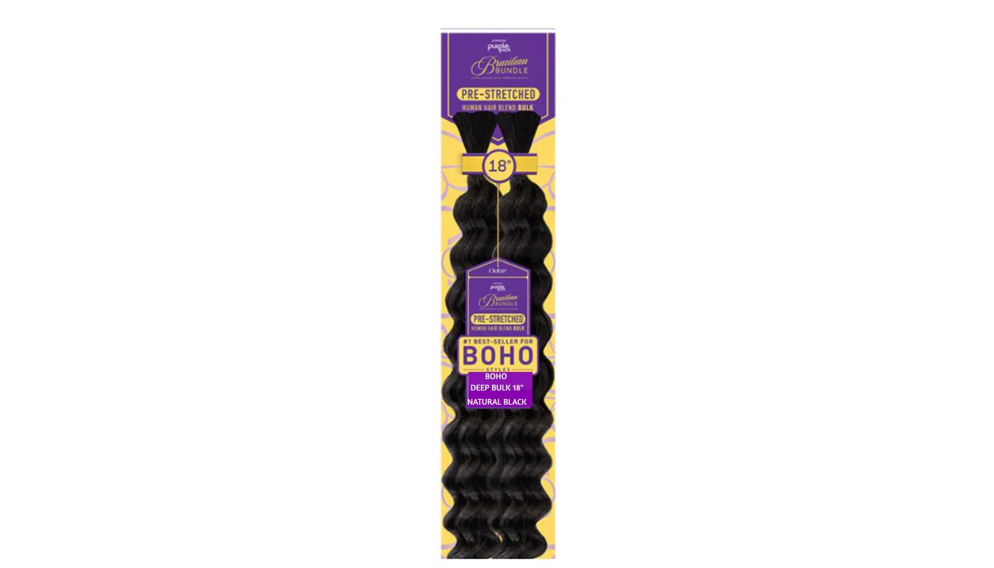 Outre Purple Pack BOHO DEEP BULK 18&quot;-Color:Natural Black