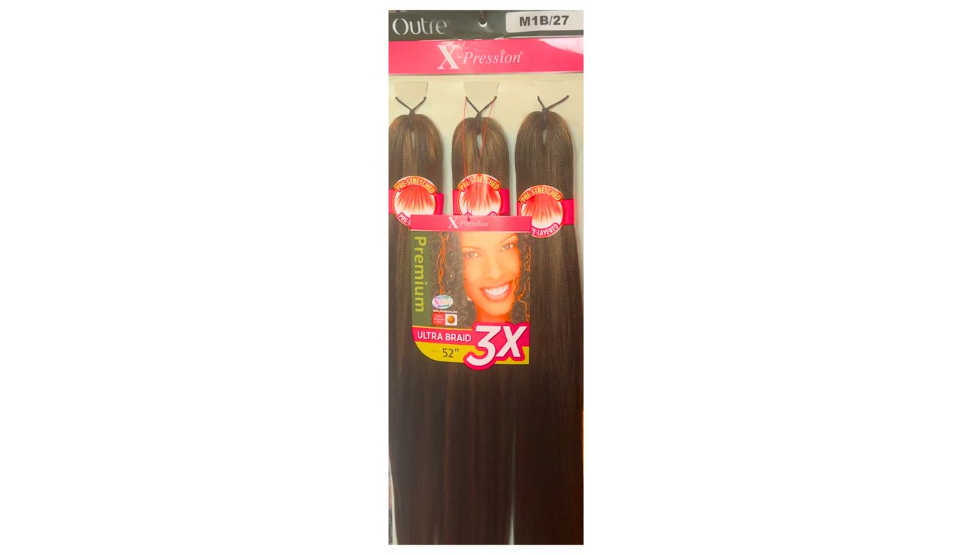 X-Pression Outre 3x 52&quot; Color: M1B/27  (braid length 26”)