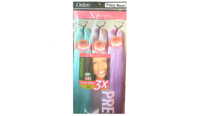 X-Pression Outre 3x 52&quot; Color: Fairy Dust (braid length 26”)