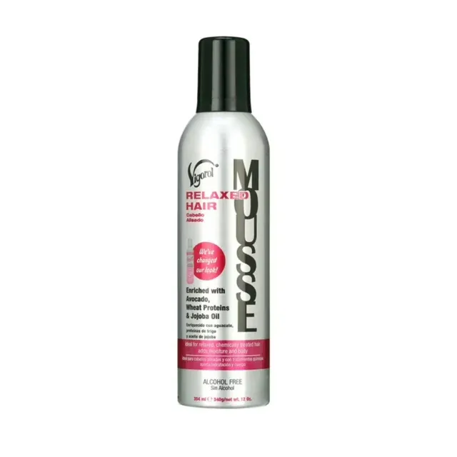 Vigorol Super Hold Curls Mousse Relaxed Hair 12oz
