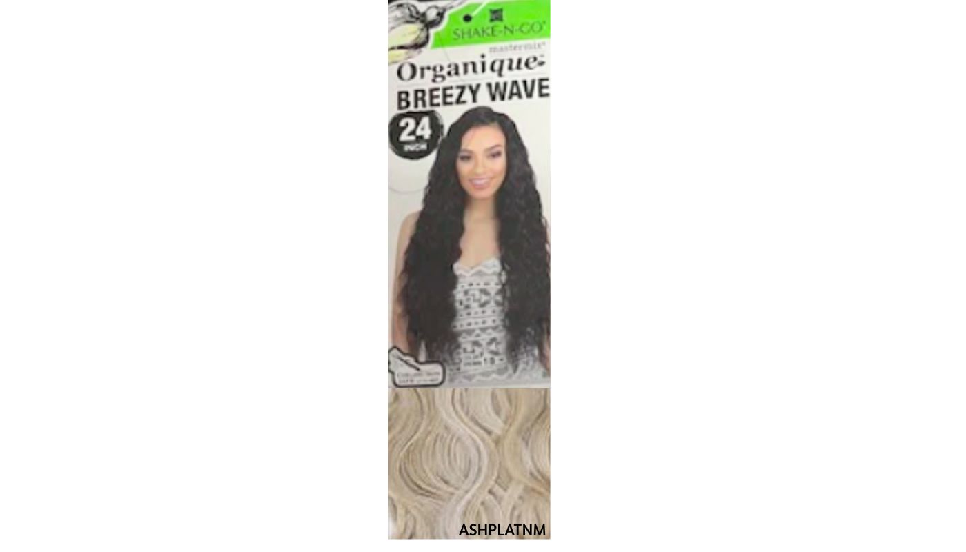 Organique Mastermix Breezy Wave 24&quot;-Color:AshPlatnm