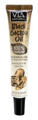 Via Natural Black Castor Oil 1.5oz
