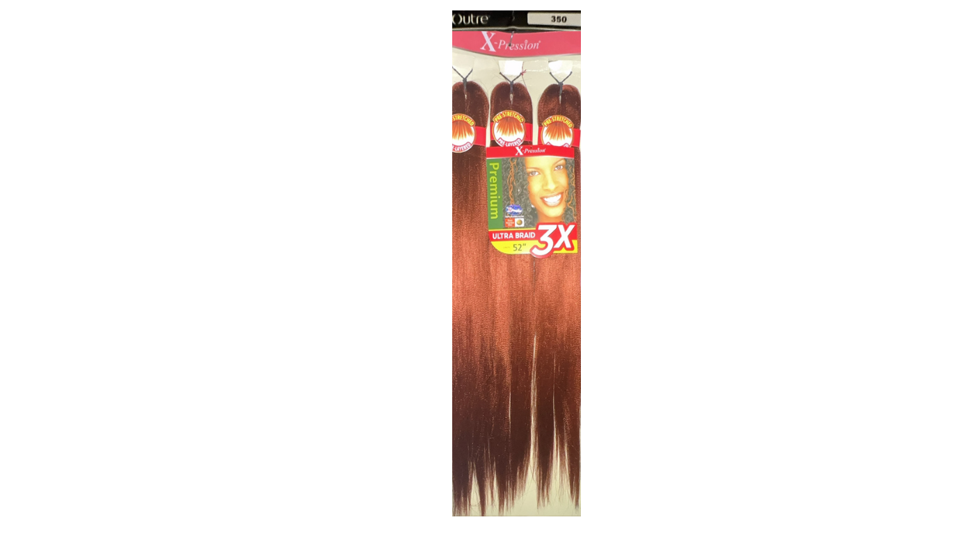 X-Pression Outre 3x 52&quot; Color:350 (braid length 26”)