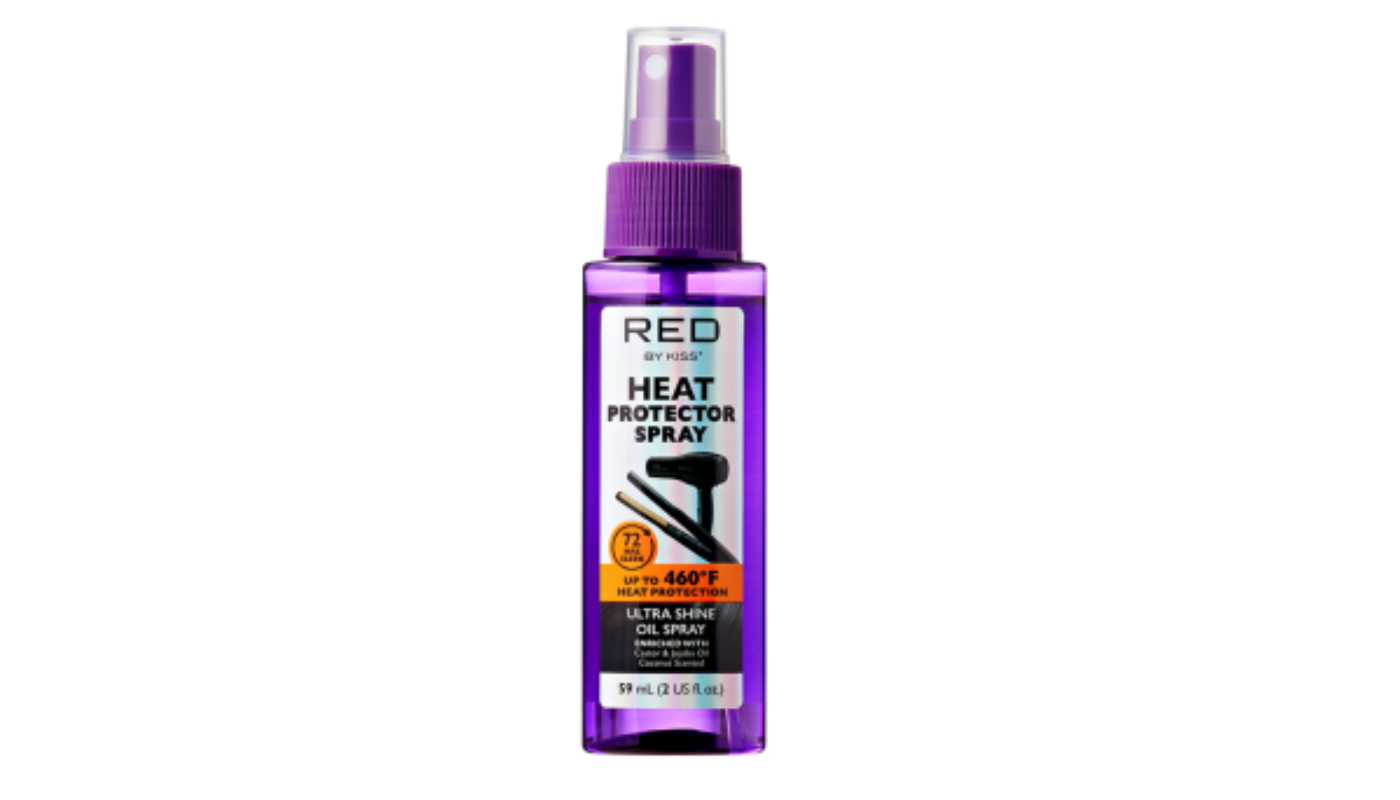 Red By Kiss Heat Protector Ultra Shine Oil Spray 2oz