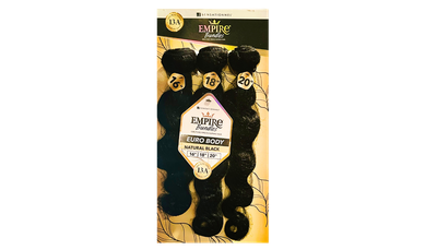 Sensationnel Empire Bundles - Euro Body 16&quot; 18&quot; 20&quot;-Natural Black