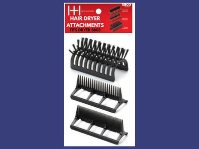 Hot &amp; Hotter Hair Dryer Attachment 3 Pack-For Dryer 5803